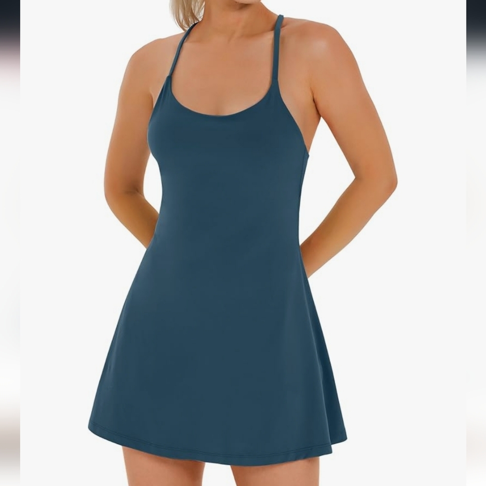 Ewedoos Teal Tennis Athletic Dress M NWT